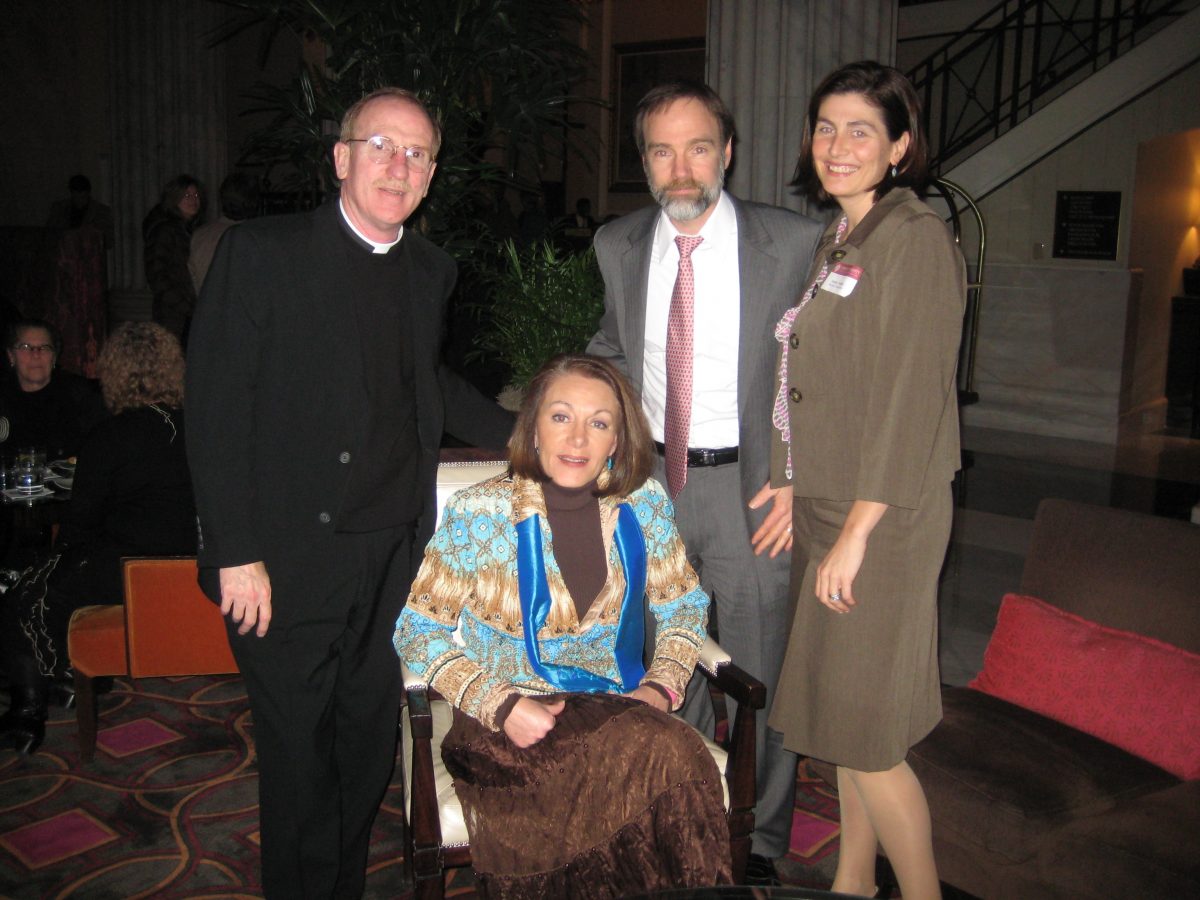 The Feldmans Meet with Fordham Univeristy’s President McShane