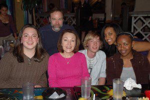 Danielle Sandoval, Dianne Anderson, Ricky Bell, Amy Aberra,Tsion Zergaw and Joel Feldman (rear)