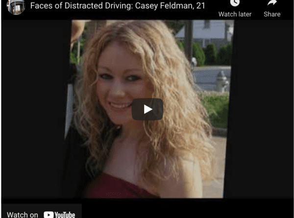 Casey Feldman is Remembered as a “Face of Distracted Driving”