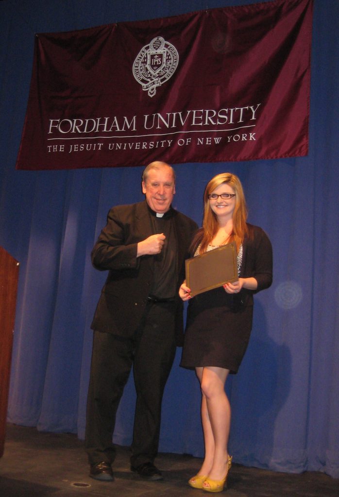 Stefanie Wheeler Receives 2011 Fordham University Casey Feldman Foundation Scholarship
