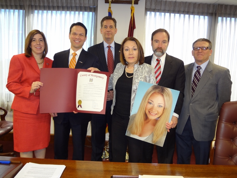 Delco, Montco and the Commonwealth of PA Establish Distracted Driving Awareness Month at the Urging of the Casey Feldman Foundation