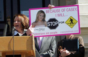 Casey's mom, Dianne Anderson at press conference in OC, NJ announcing "Casey's Law" in 2010