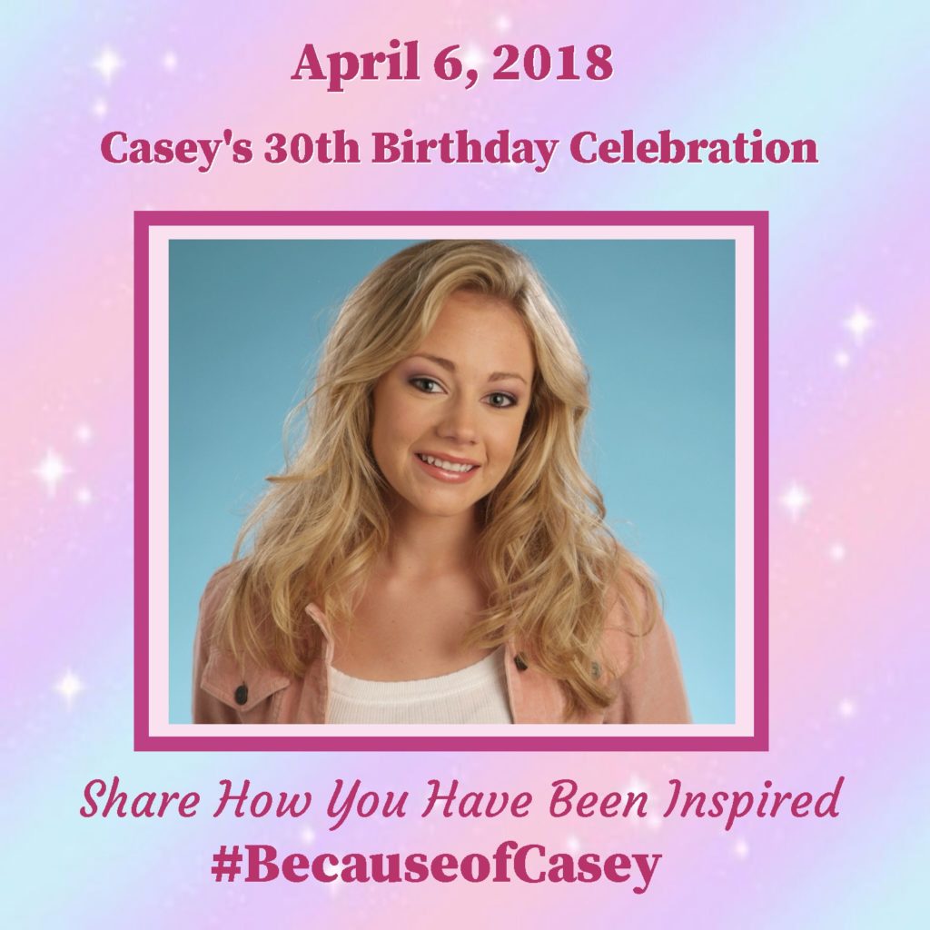 Casey’s Virtual 30th Birthday Party – April 6th